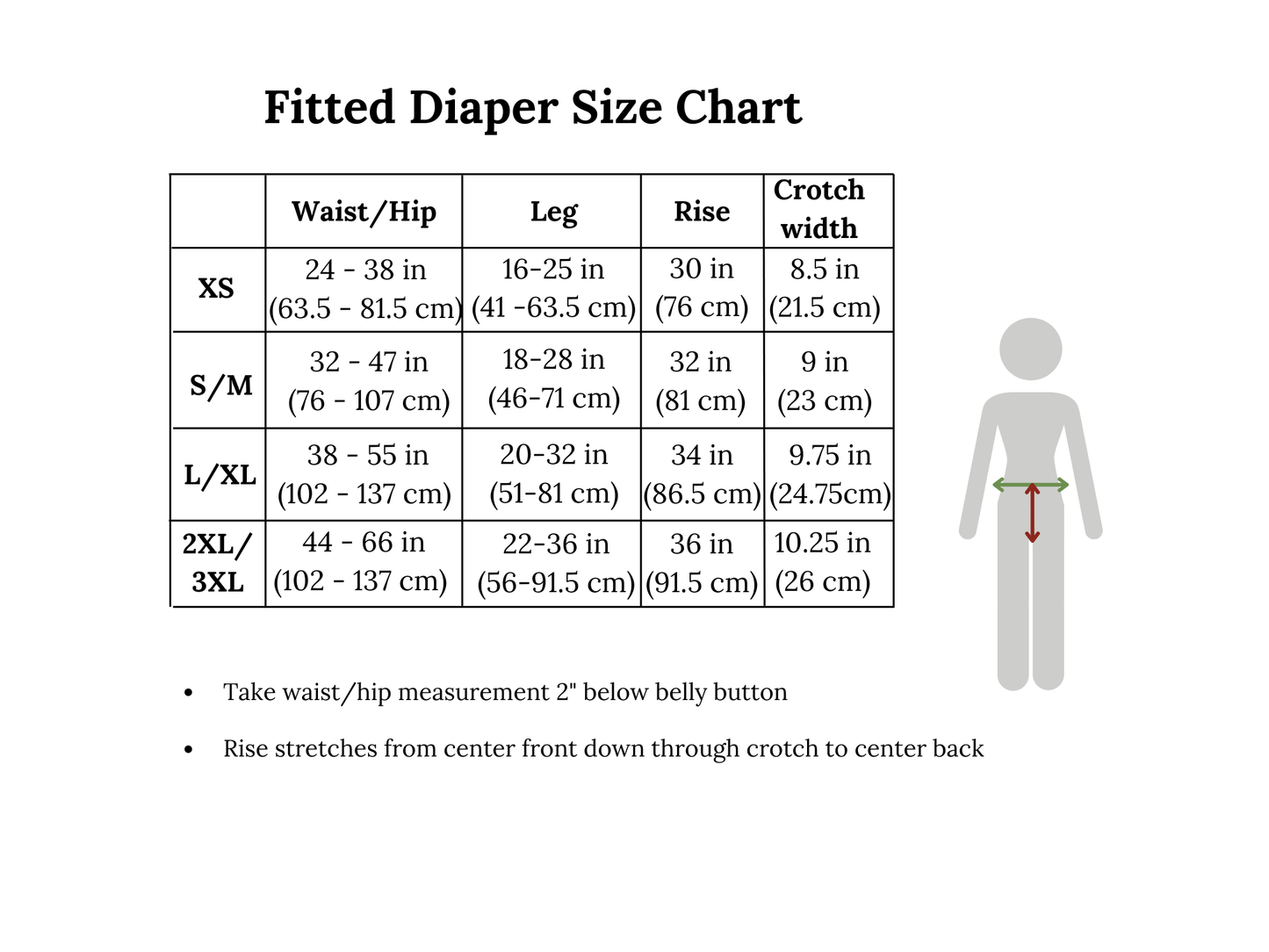 Fitted Adult Cloth Diaper PDF Sewing Pattern