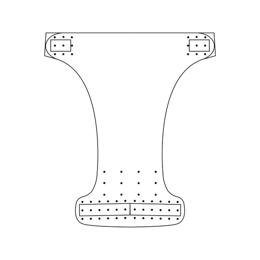 Adult Front Closure Diaper Cover Pattern
