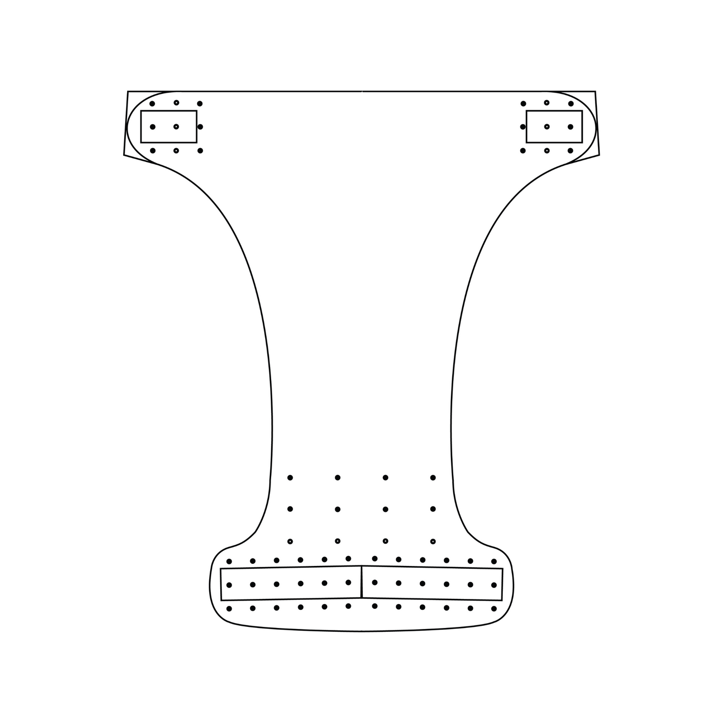Youth Front Closure Diaper Cover Sewing Pattern