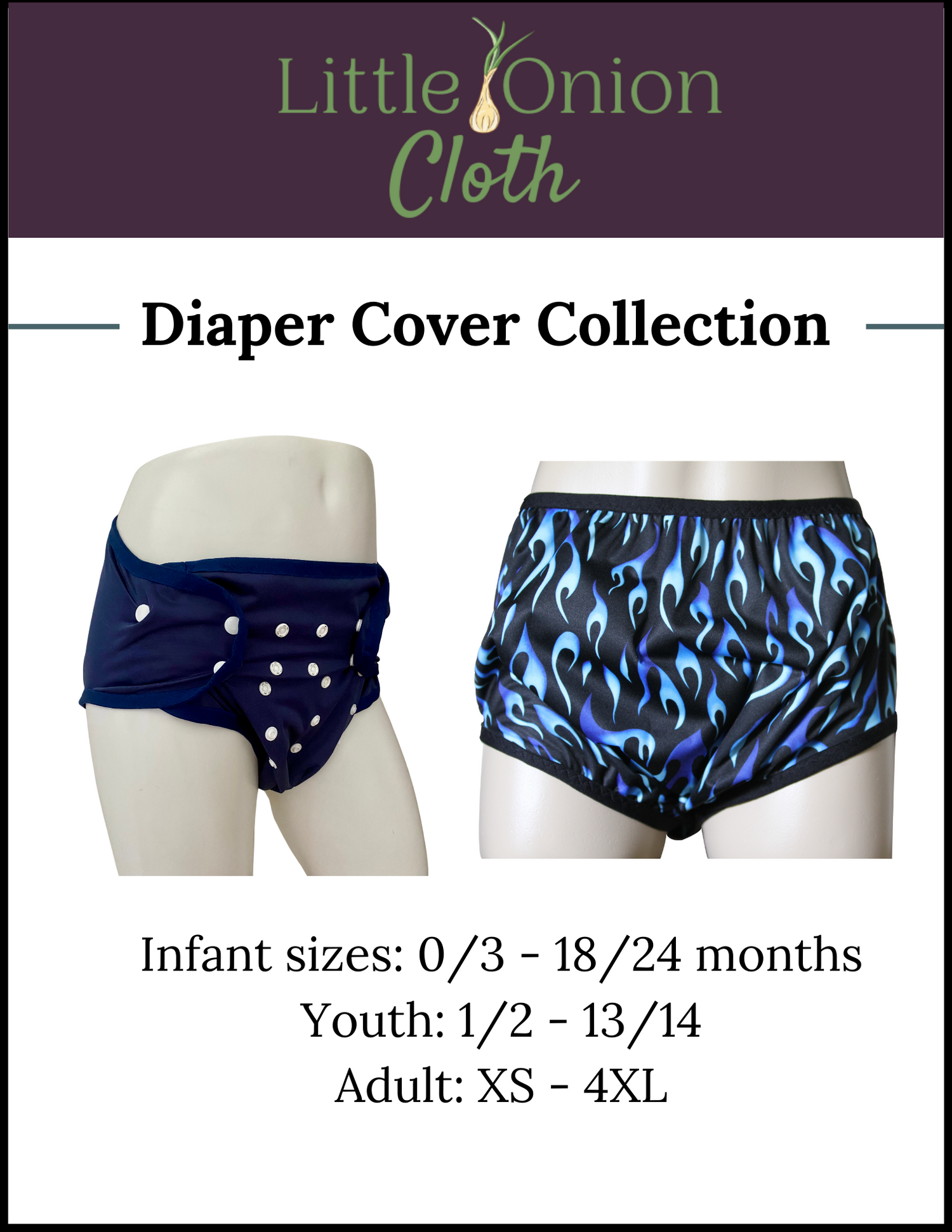 Diaper Cover Sewing Pattern Collection
