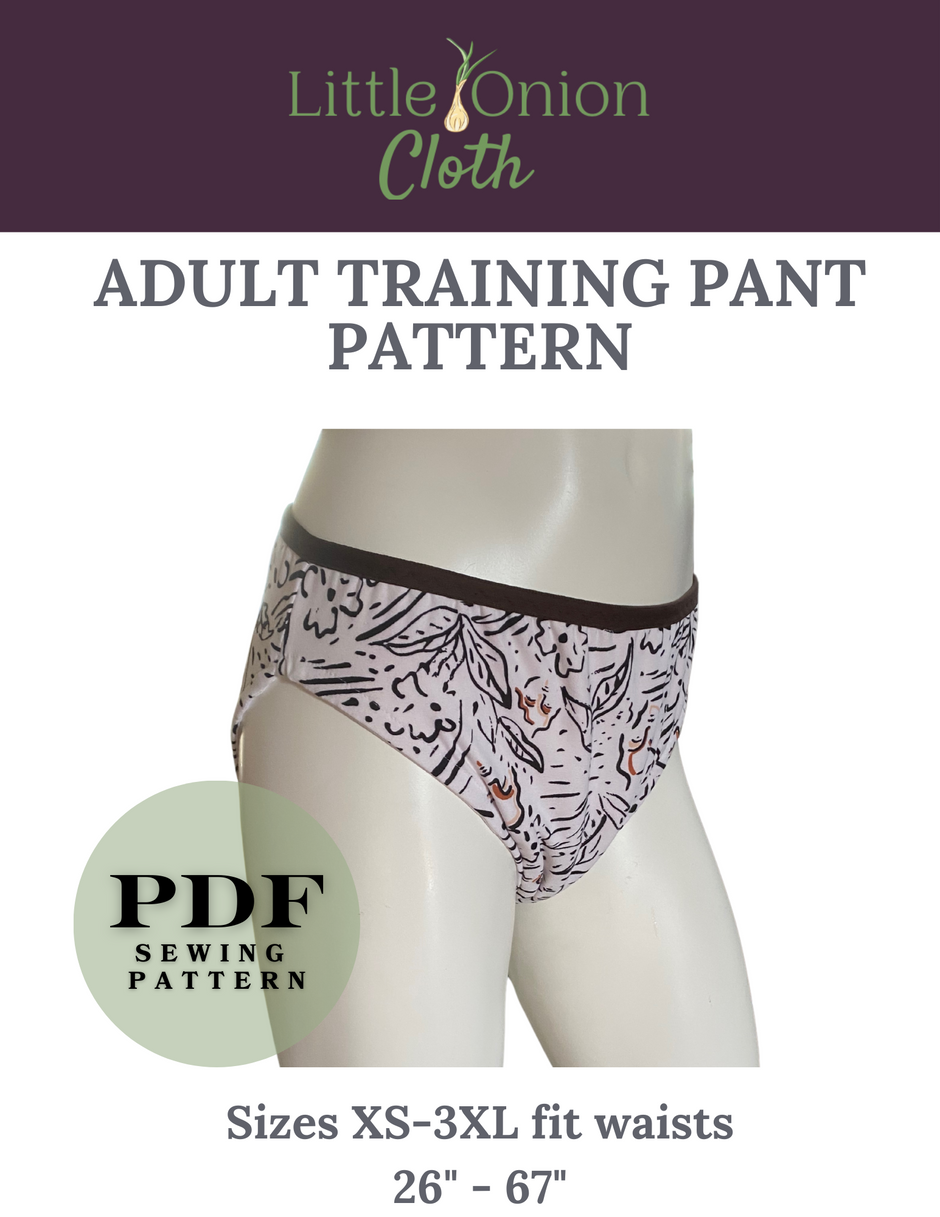 Moderate Incontinence Sewing Pattern Collection – littleonionpatterns